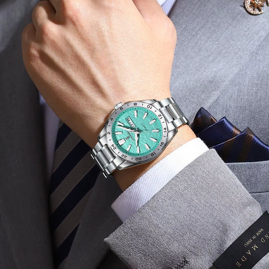Exquisite Fashion Man Watches High Quality Waterproof Luminous Business Watch for Men Date Week Quartz Men'S Wristwatch